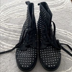 Doc martens studded sneakers
